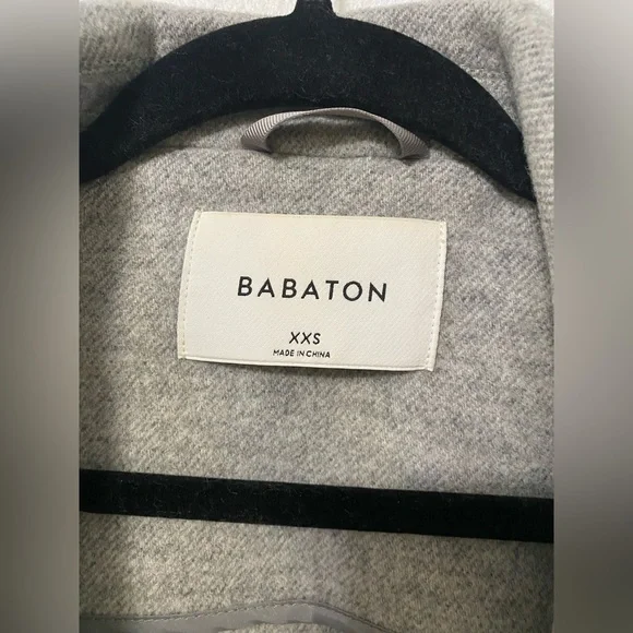 Babaton grey trench coat - Picture 2 of 2